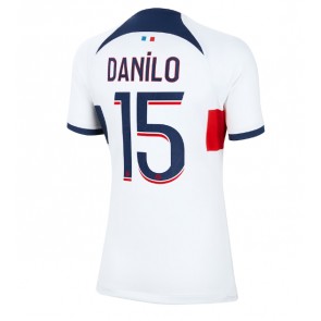 Paris Saint-Germain Danilo Pereira #15 Koszulka Wyjazdowych Kobiety 2023-24 Krótki Rękaw